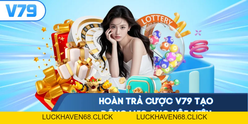 Hoàn Trả Cược V79 Mỗi Ngày Siêu Hấp Dẫn Lên Đến 1.5% - Luckhaven68
